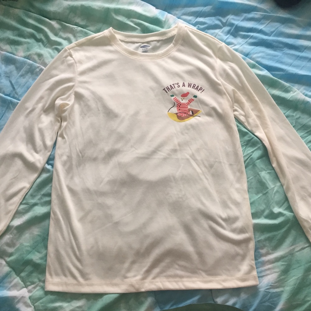 Old navy long sleeve Christmas pajama shirt